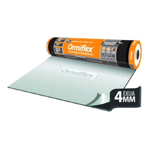 membrana asfaltica con aluminio de la linea premium de ormiflex